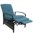 thumbnail image 3 of KOZYARD  Adjustable Patio Reclining Lounge Chair Blue, 3 of 5