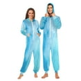 thumbnail image 3 of IAUYY Unisex Adult Onesie Pajamas Ultra-Soft Crystal-Soft Fabric, Halloween Adult Onesie Pajamas Adults,With a Zipper Plus Size Onesie Pajamas, A Translucent, 3 of 7