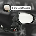 thumbnail image 3 of For 2018-2023 TOYOTA CAMRY Front Left & Right Door Rear View Mirror OEM Black, 3 of 24