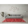 thumbnail image 3 of Ahgly Company Indoor Square Persian Red Traditional Area Rugs, 3' Square, 3 of 4