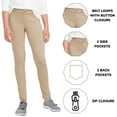 thumbnail image 2 of Girl's Super Stretchy Slim Fit Ponte Pants (Sizes, 4-20), 2 of 5