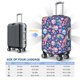 thumbnail image 4 of Fotbe mushroom Skull rainbow color Funda Protectora para Equipaje, Antirrayones y Resistente a la Suciedad, Compatible con Maletas de 18 a 32 Pulgadas-Large, 4 of 7