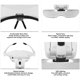 thumbnail image 4 of LED Light Headband, Magnifying Glass Visor with Light, 5 Detachable Lenses, Head Mount Magnifying Glass, Hands-Free Magnifying Glass, DUBUNS, 4 of 5