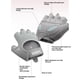 thumbnail image 4 of Guantes de gimnasio Toystoory 2 uds para Fitness culturismo transpirable medio dedo absorbente sudor mitones Ciclismo Rosa L, 4 of 6