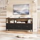 thumbnail image 1 of Negra 47.2-pulgada mesa de TV con 3 cajones-suitable para 55 50 43-pulgada tvs ideal para para dormitorio y sala de estar TV consola entertainment stand, 1 of 5