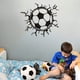 thumbnail image 3 of Matsuzay Papel tapiz Patrón de fútbol Etiqueta de la pared Fondo PVC Póster Adornos Arte Niños Dormitorio Mural Sala de estar Pegar Decoración del hogar, 3 of 6