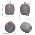 thumbnail image 2 of Altavoz Bluetooth Ultimate Ears WONDERBOOM 2 Crushed Ice Grey Ultimate Ears Wonderboom 2 360 -Crushed Ice Grey, 2 of 3