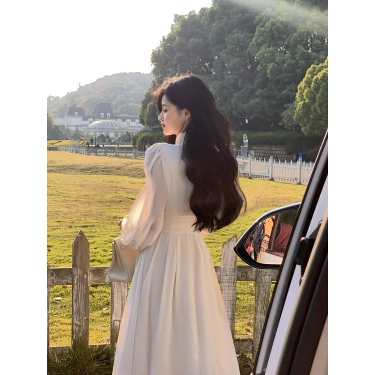 韓国 ワンピース [DEINET] MARGOT LONG TURTLE NECK DRESS Margot dress – Fenity