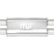 Magnaflow 12468 Satin Stainless Steel 2.5 Dual Oval Muffler by Magnaflow