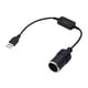 thumbnail image 4 of 5x Cable Convertidor Hembra de 5V USB a Macho a 12V para Encendedor de Cigarrillos de Coche de Refuerzo, Salida Máxima de 10W 12V 1A para , , 1. 5 piezas, 4 of 8