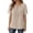 Womens tops Khaki, variant on FASHOFT Womens Short Sleeve Blouse V Neck Lace Casual Loose Bohemian Style Top Summer Cotton Soft Flowy Beige XL