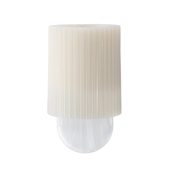 Mainstays Aroma Accents LED Fragrance Plug-in, Ribbed Texture, Papyrus Beige
