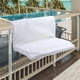 thumbnail image 5 of Hamaca desmontable Cama Ventana para mascotas con marco Estante Cojín cálido Camas acogedoras de invierno Vellón blanco Jinwen Cama de gato radiadora colgada, 5 of 7