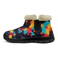 thumbnail image 5 of Psesaysky Tie Dye Snow Boots for Women Warm Lined Non Slip Winter Boots Fashionable and Wear-Resistant Boots, 5 of 7