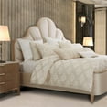 thumbnail image 2 of Michael Amini Spectrum 10-Piece Fabric Queen Comforter Set - Pearl Ivory, 2 of 20