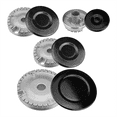 thumbnail image 2 of Piezas de repuesto para estufa de gas Tapa de olla Juego de 4 cubiertas para estufa La cubierta del quemador portátil es muy fácil de instalar, 2 of 6