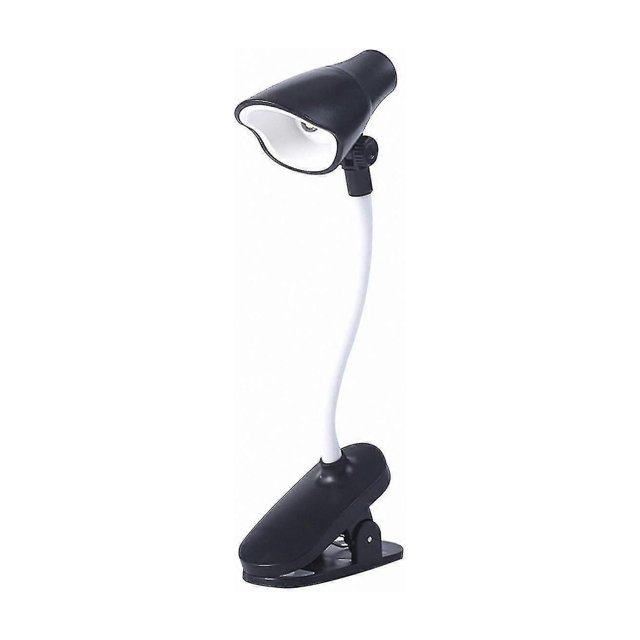 Adjustable 360° Clip-On Desk Lamp for Reading, Home Office Lighting Fixture, Portable Clamp Design for Table, Bed, or Cabinet Use