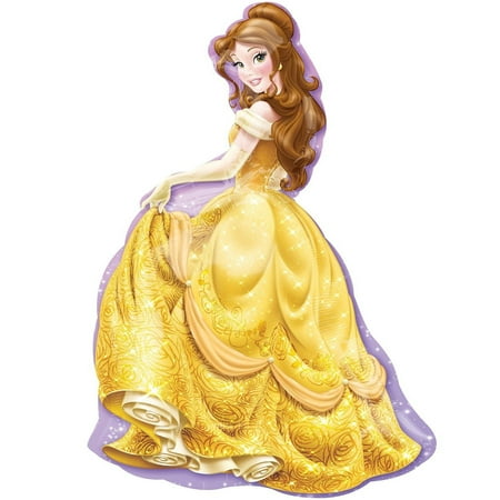 Disney Princess Belle Beauty and The Beast Super Shape Foil Balloon (Best Party Supply Sites)
