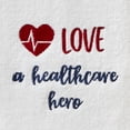 thumbnail image 3 of SKL Home Love a Healthcare Hero 2 Piece Hand Towel Set, White, 3 of 5