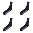 thumbnail image 5 of 6 Pairs of Nobles Women's Black Comfortable Slipper Socks Size 9-11 Black, 5 of 5