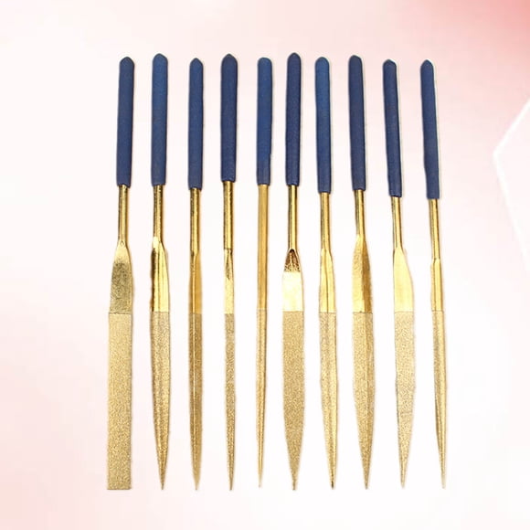 UPGRATOR 10 Pcs Set Small File Grinding Tool Multi Color Jewelers Tools for Artisans