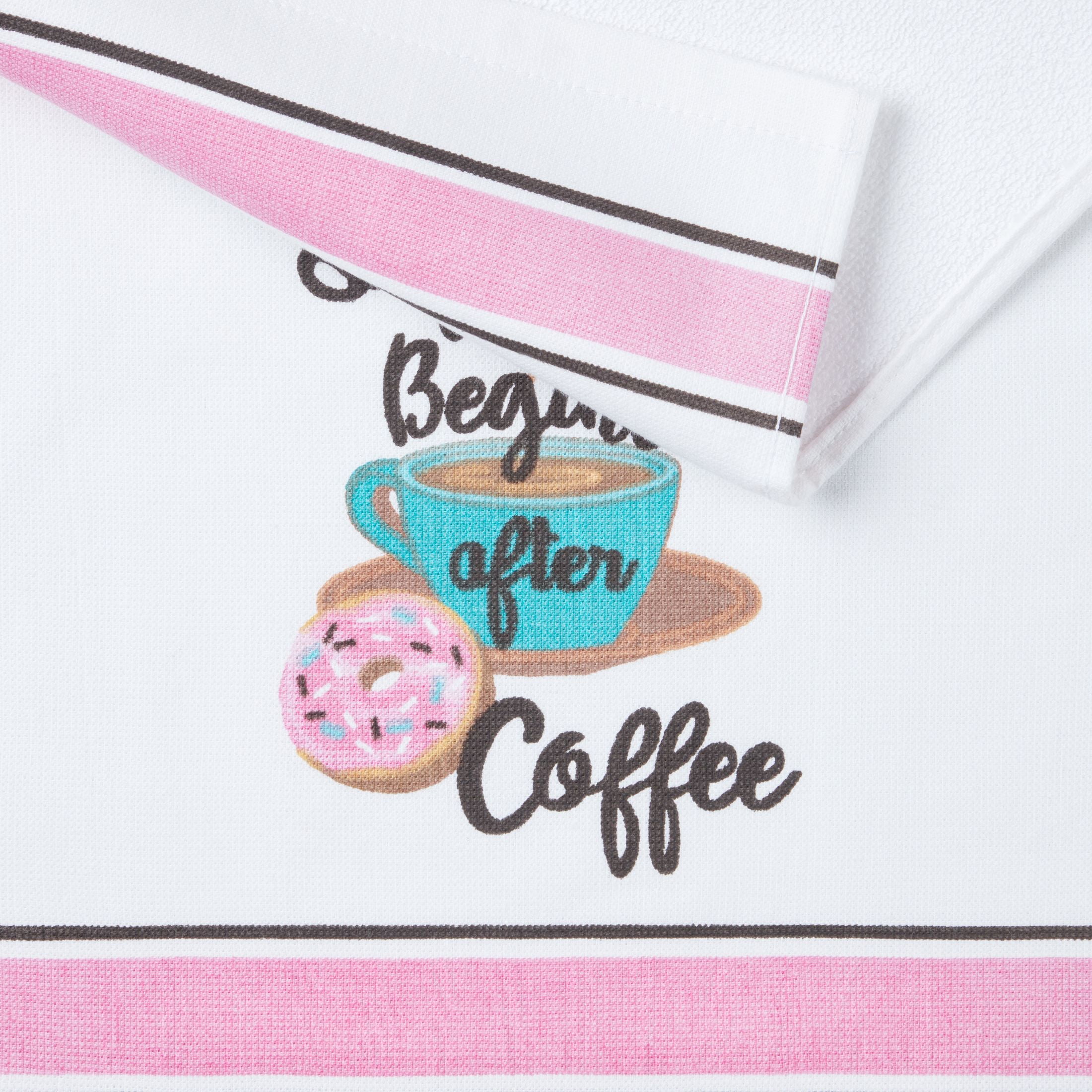 Mainstays Coffee Cotton Kitchen Towel