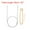 Gold US 0/2.0mm x 14 inch (80cm), variant on Uxcell Circular Knitting Needles Needles Stainless Steel 1 Set Gold US 0/2.0mm x 14 inch (100cm)