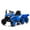 Blue, variant on 12V Kids Ride On Electric Tractor, Kids Ride On Toy.2WD, Non-skid tires, steering wheel, foot pedal,With Removable storage tug,Light,Bluetooth,Music,MP3,USB,Power Display For Kids Aged 3+