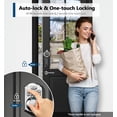 thumbnail image 4 of TEEHO TE002 Cerradura de puerta con huella digital - Cerradura de puerta de entrada sin llave - Cerrojo con teclado electrónico - Cerraduras inteligentes para puerta delantera - Cerradura automática -, 4 of 5