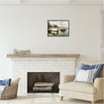 thumbnail image 3 of Stupell Industries Americana Boat Harbor Transportation Painting Black Framed Art Print Wall Art, 20 x 16, 3 of 9