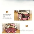 thumbnail image 6 of Spacious Outdoor Pet Haven - 44.5*44.5*22.8 in Foldable Portable Pet Tent and Playpen for Dogs and Cats - Providing Ultimate Comfort, Security, and Freedom for Your Furry Friend to Play and Relax, 6 of 10