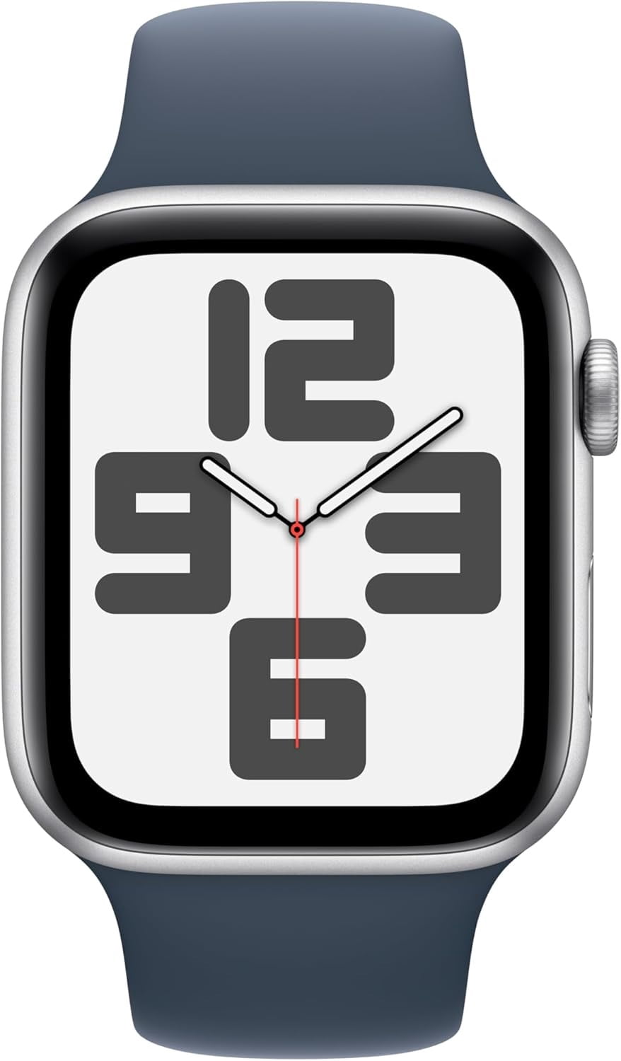 Open Box Apple Watch Series 10 (GPS) 46mm Aluminum Denim M/L - Silver (2024)