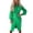 Green, variant on Sngxgn Women's Dress Ribbed Sleeveless Halter Neck Tank Tops Mini Dresses(Hot Pink,L)