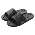 thumbnail image 4 of ZTTD Men Women Dorm Home Slides Shower Shoes Non Slip Bathroom Slippers Black, 4 of 4