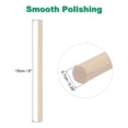 thumbnail image 2 of Uxcell 20pcs Wooden Dowel Rods Wood Sticks Round Wooden Dowels Rod for DIY Crafts Wand 6"x0.28", 2 of 7