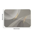thumbnail image 3 of Tapete de baño Diatomite 40x60cm - Esterilla de secado rápido súper absorbente para baño, alfombra antideslizante, lavabo y alfombra de inodoro modernos multicolores, 3 of 8
