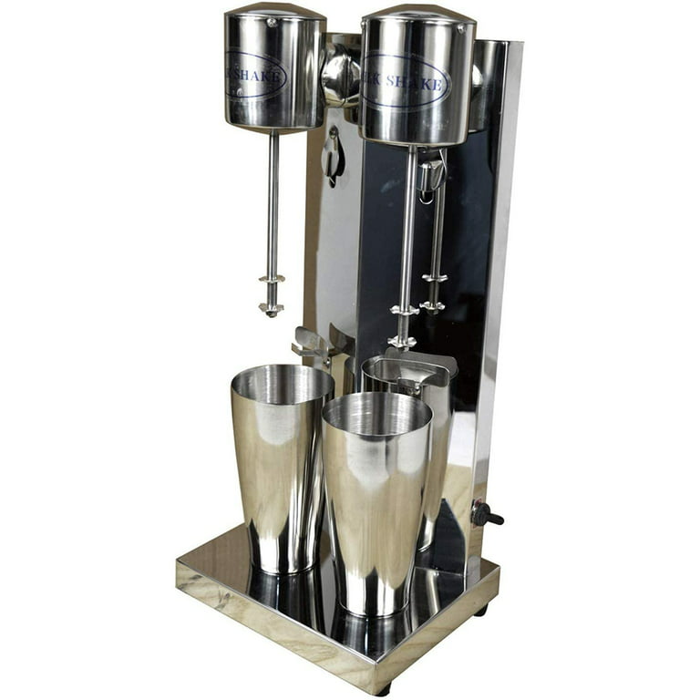 INTBUYING Milkshake Maker Smoothie Drink Mixer Machine Double Head with 2  Cups