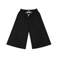 thumbnail image 5 of Pants for Women Solid Color Drawstring Loose Fit Jogger Shorts Mid Length Summer Business Casual Pants With Pockets, 5 of 5