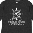 thumbnail image 4 of Inktastic Virginia Beach VA Nautical Boys or Girls Long Sleeve Toddler T-Shirt, 4 of 5