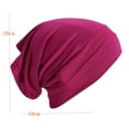 thumbnail image 3 of Tittly Beanie Grip Socks Slip Pre Tied Head Scarves Women Headwear Turban Caps Head Wrap Headscarf For Women Girls Cap Running Hat Hats for Men Blue One Size, 3 of 4