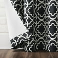 thumbnail image 5 of Sun Zero Barnett Trellis Blackout Grommet Curtain Panel, 40"X84", Black, 5 of 8