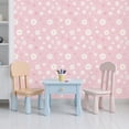 thumbnail image 5 of Peel and Stick Wallpaper Pink Floral Daisies Self Adhesive Removable Renter Friendly Contact Paper for Bedroom 24in x 118in, 5 of 8