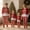 Red, variant on AIGUR Family Matching Christmas Pajama Set Matching Family Christmas Pajamas, Long Sleeve Deer Snowflake Print Pullover Pants Set