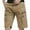 Khaki, variant on Akafmk Summer Cargo Shorts for Men Casual Work Shorts Relaxed Loose Fitting Outdoor Hiking Fishing Shorts with Multi Pockets