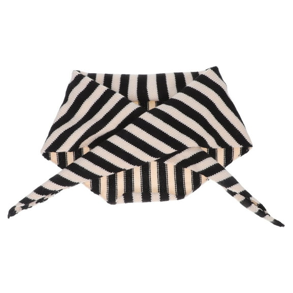 Masteelf Fashionable Triangle Knitted Scarf for Women Soft and Warm Shawl Wrap Korean Style Neck Protection for Autumn and Winter