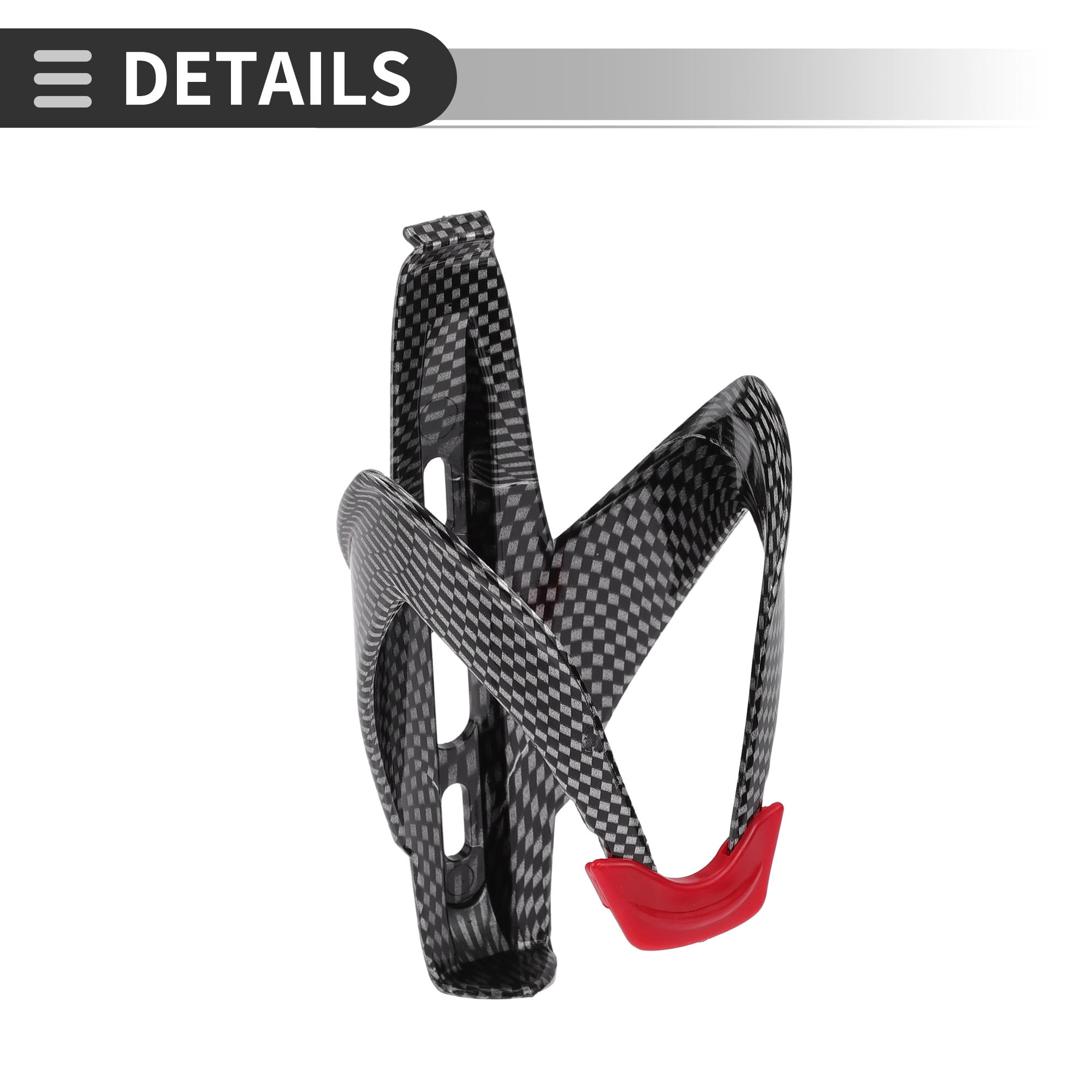 Unique Bargains Bike Bottle Cage Rack Lightweight Durable Plastic Bicycle Drinks Holder