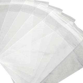 100 Pack Clear Plastic Bags for Jewelry, Earrings, Necklaces, Mini Resealable Bags for Small Business (3.15 x 4.75 in)