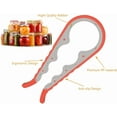 thumbnail image 5 of Jar Opener Rubber 4 In 1 Quick Lid Bottle Cap Grip Twister Remover Kitchen Tool, 5 of 5