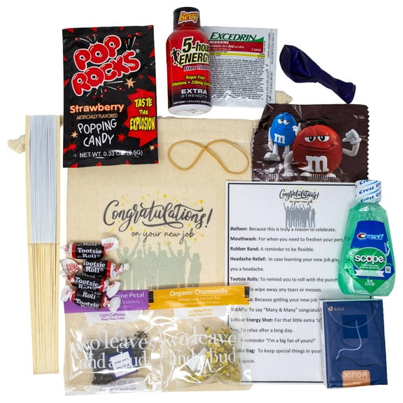 New Job Survival Kit | Congratulations Best Friend Gifts.