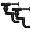 2-Pack Reptile Mister Nozzles, 1/4'' Fine Mist Nozzles for Misting Systems, Compatible with Terrariums, Vivariums, Paludariums, Tanks, Plants, and Amphibians